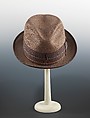 Fedora, Dobbs  American, straw, synthetic, American