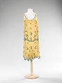 Evening dress, Peggy Hoyt (American, 1893–1937), silk, rhinestones, American