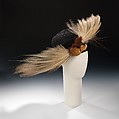 Toque, The Metropolitan Millinery Importer, straw, bird, feathers, silk, American
