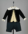 Ensemble, Wool, cotton, silk, leather, American