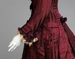 Wedding ensemble, silk, American