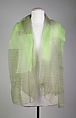 Scarf, Silk, French