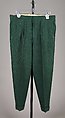 Trousers, F. L. Dunne & Company  American, Linen, American