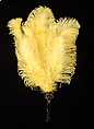 Fan, Feather, wood, American