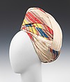 Turban, Sally Victor  American, silk, American