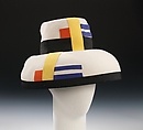 "Mondrian", Sally Victor  American, wool, silk, American