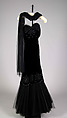 Evening dress, Marcel Rochas  French, Silk, beads, sequins, French