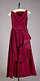 Evening dress, Mainbocher  French and American, Silk, American