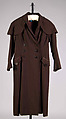 Coat, Madame Geo  French, Wool, American