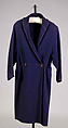 Coat, Madame Geo  French, Wool, American