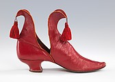 Slippers, Rosenbloom&#39;s, leather, American