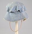 Sunbonnet, Cotton, American