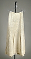Skirt, linen, American