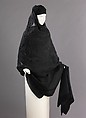 Mourning accessory set, Wanamaker's (American), silk, American