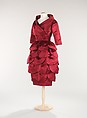 Cocktail ensemble, Mainbocher (French and American, founded 1930), silk, American