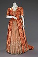 Dinner dress, silk, American