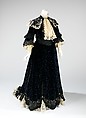 Visiting dress, Jacques Doucet (French, Paris 1853–1929 Paris), silk, French