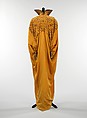 Evening cape, silk, metal, American