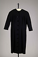 Dress, Cristobal Balenciaga  Spanish, Wool, French