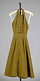 Dress, Anne Fogarty  American, Cotton, American