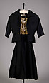 Suit, House of Dior  French, Silk, cotton, beads, rhinestones, French