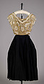 Suit, House of Dior (French, founded 1946), Silk, cotton, beads, rhinestones, French