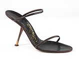 Sandals, Albanese Italian, leather, metal, Italian
