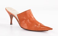 Mules, Margaret Clark American, leather, American