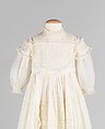 Christening dress, cotton, American