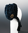 Bonnet, Madame Henry, silk, metal, French