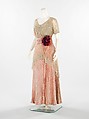 Evening dress, Herbert Luey (American, Northfield, Massachusetts 1860–1916 Brooklyn), silk, American