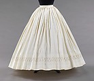 Petticoat, cotton, American