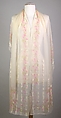 Evening stole, Silk, sequins, British