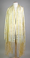 Stole, Silk, cotton, American