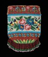 Bag, glass, linen, American