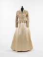 Evening ensemble, House of Balenciaga French, silk, rhinestones, French