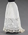 Petticoat, cotton, linen, French