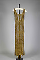 Evening dress, House of Patou  French, Silk, metallic, French