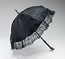 Parasol, Dupuy French, silk, metal, wood, tortoiseshell, French