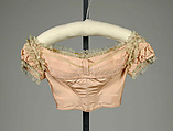 Evening bodice, Possibly Worth and Bobergh, Silk, French