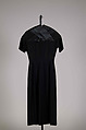 Dress, Traina-Norell (American, founded 1941), Wool, silk, American
