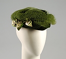 Hat, Claude Saint-Cyr  French, Silk, French