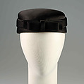 Hat, House of Balenciaga (French, founded 1937), Silk, Spanish