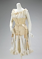 Wedding ensemble, H & W Company, leather, cotton, silk, metal, linen, ivory, mother of pearl, American
