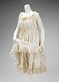 Wedding ensemble, H & W Company, leather, cotton, silk, metal, linen, ivory, mother of pearl, American