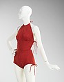 Bathing suit, Claire McCardell  American, wool, American