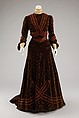 Afternoon dress, Jeanne Hallée (French, 1870–1924), silk, French