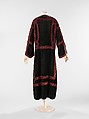 Evening dress, silk, beads, metal, French