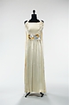 Evening dress, House of Lanvin  French, silk, leather, French