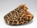 Accessory, fur, cotton, silk, probably French